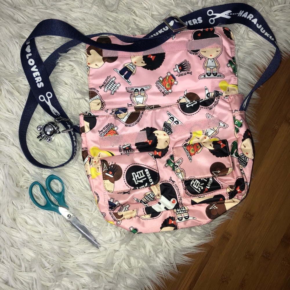 AUTHENTIC harajuku lovers adjustable crossbody bag
